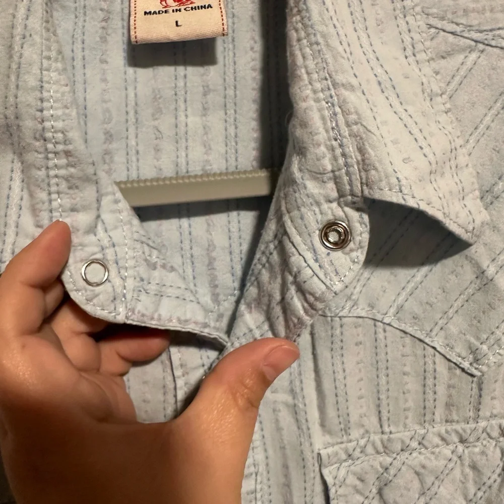 True Religion Button Down Shirt‎ Size Large